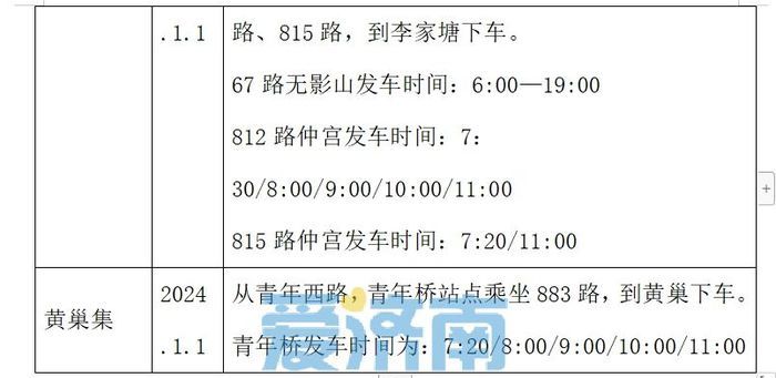 元旦假期去哪儿玩？打个公交去赶集