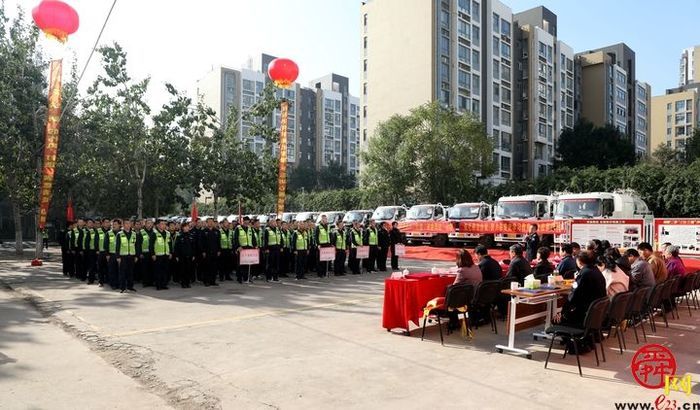 济南市城肥二处开展庆祝全省第27届环卫工人节技能比武活动