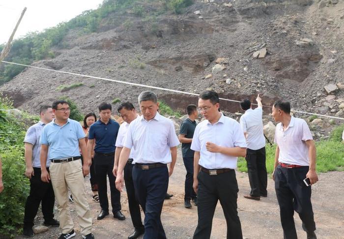 济南市应急局局长肖辉带队检查防汛防台风和地质灾害防治工作