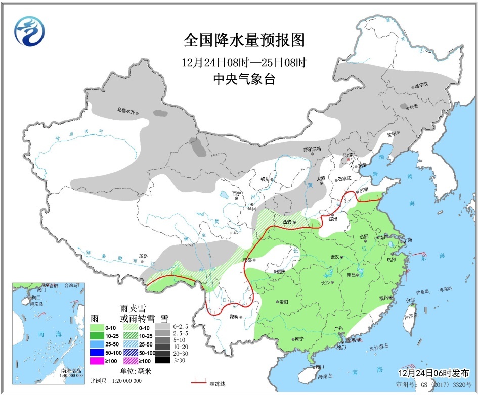 冷空气将影响中东部 驱散华北黄淮雾霾 结束南方连阴雨