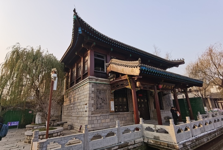 百花洲片区仿古建筑修缮将现新貌