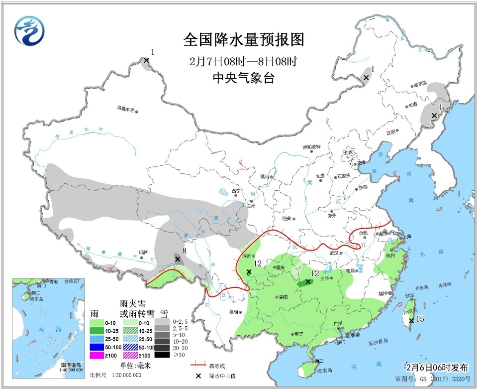 中东部有较大范围雨雪天气 华北黄淮等地将有雾霾