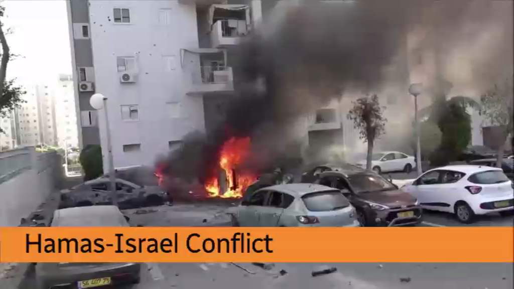 大事看总台！总台记者直击巴以冲突现场