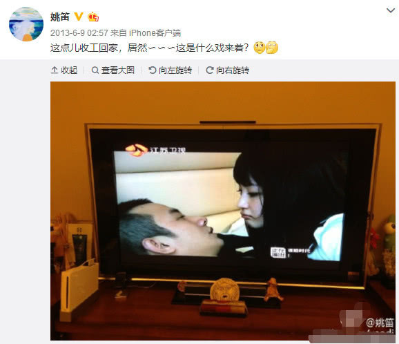 姚笛博客内容曝光 仍有与文章合影夸其是完美男人