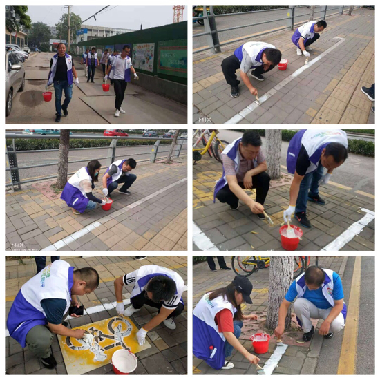 创卫复审凝聚最美初心  “七彩志愿”共建如意北坦