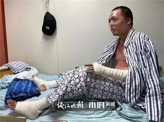 劫后余生57天后杭州这对父女第一次见面！爸爸哽咽：这么小 受这么大罪