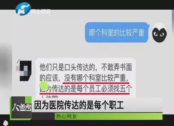 医生找不到5人住院就扣工资？涉事医院回应