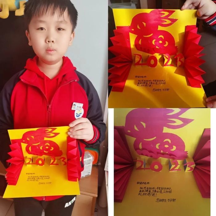 奋发“兔”强！长清区乐天小学学子这样迎新年