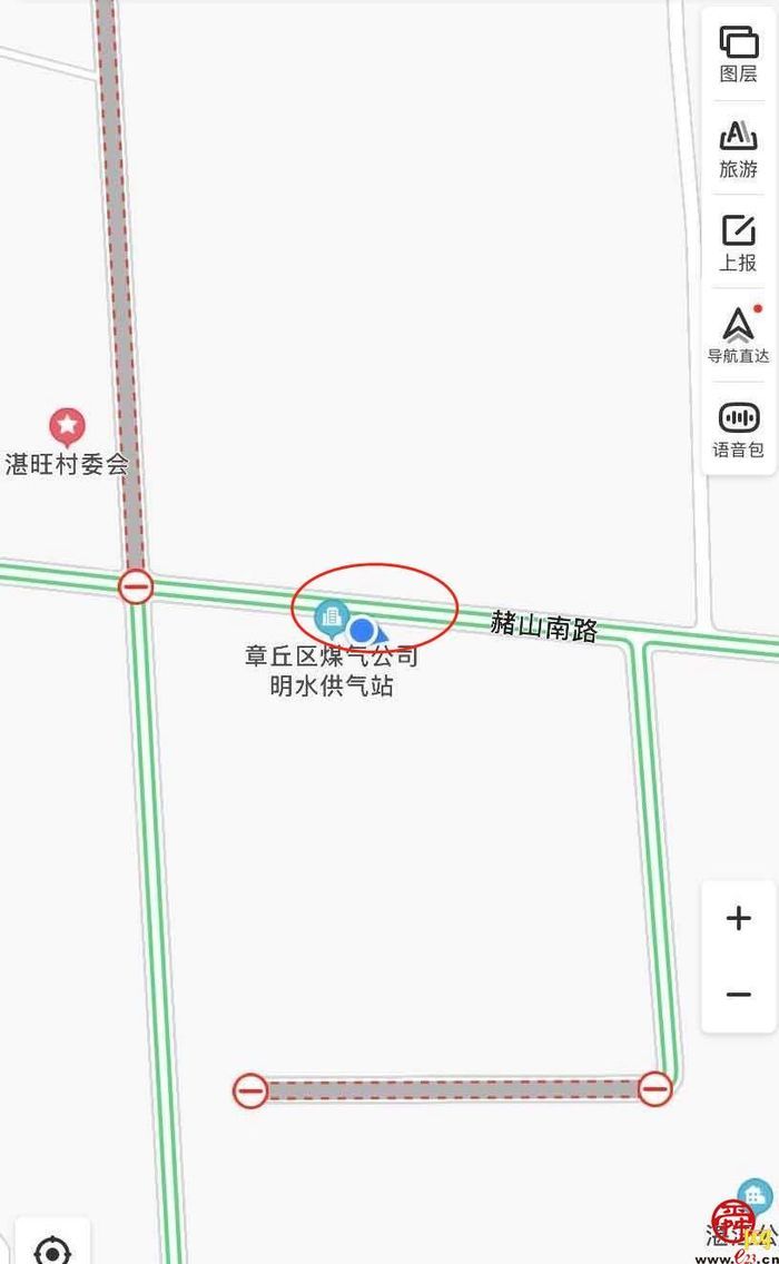 【啄木鸟在行动】章丘区煤气公司明水供气站附近渣土裸露