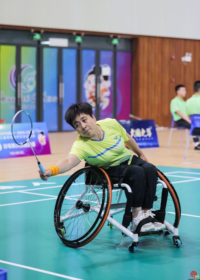济南健儿在全国残运会羽毛球（大众组）比赛中获1金1铜