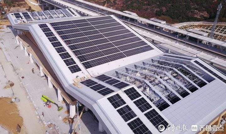 济莱高铁雪野站即将竣工，山水造型站房被誉为全线最美车站