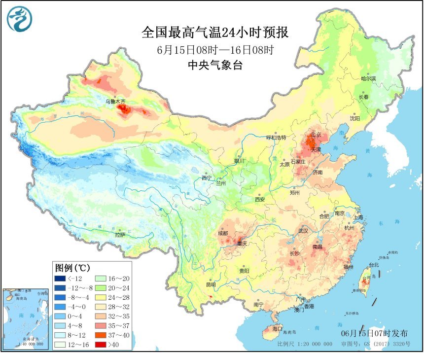 江淮等地新一轮强降雨来袭 京津冀或现持续高温天