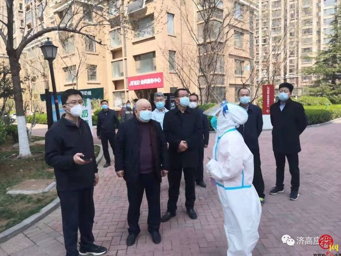 高新区管委会督导清明节期间森林防火和疫情防控工作