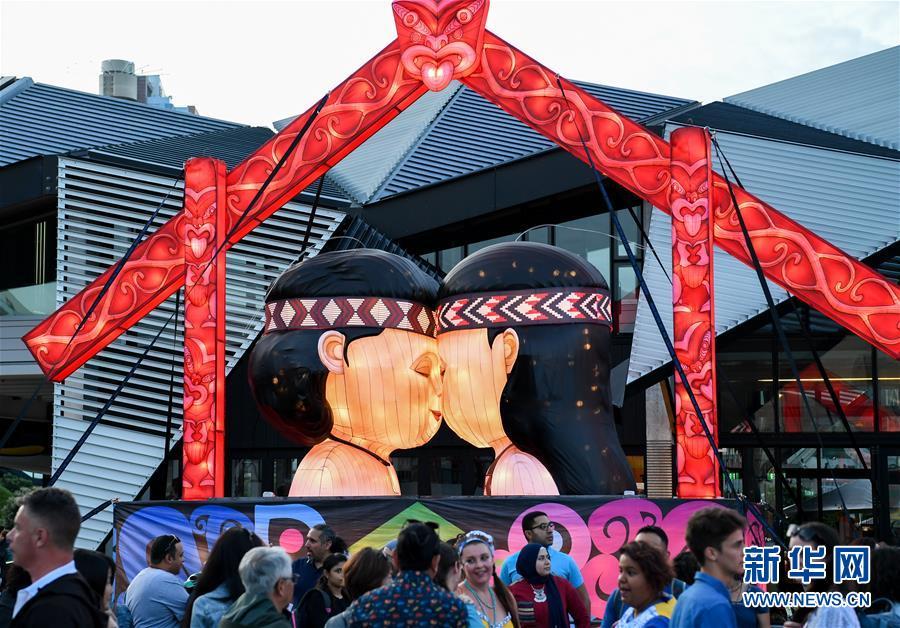 新西兰：彩灯点亮惠灵顿