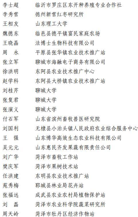 山东省科技厅：对88名科技特派员、35家组织实施单位通报表扬