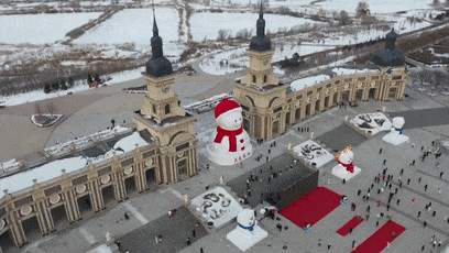 南方小土豆勇闯哈尔滨？连冻梨都开始摆盘了！