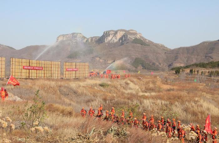 山高风疾，突发森林火灾怎么办？济南市森防指组织拉动演练