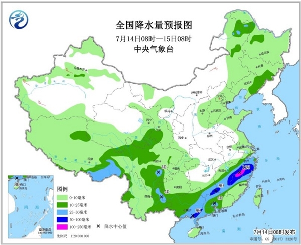 南方9省区有大到暴雨 高温南北夹击