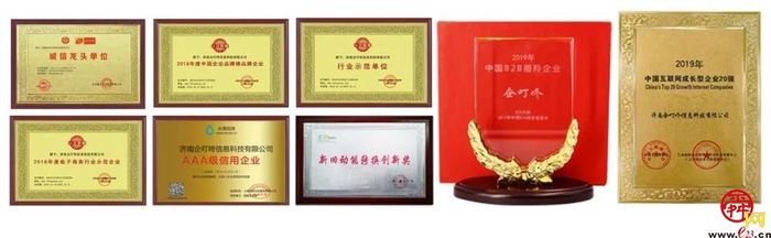 企叮咚蝉联入选2020年中国互联网企业综合实力成长型20强！