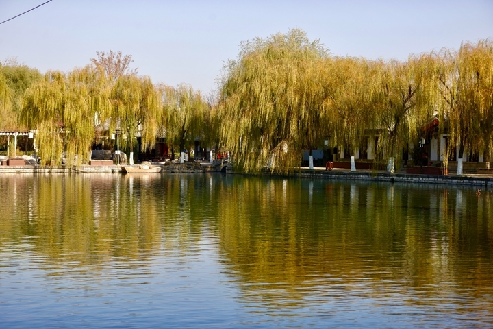 冬日百花洲水天一色