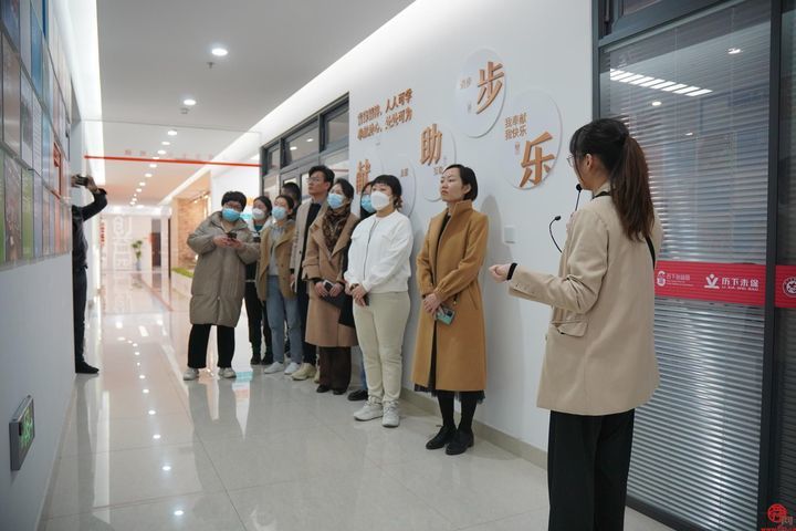 【历下民政】德州天衢新区教体卫生事业发展部来历下区参观考察社工站建设、社会组织培育工作