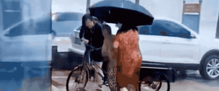 山东暴风雨中的这一幕，必须狠狠点赞！