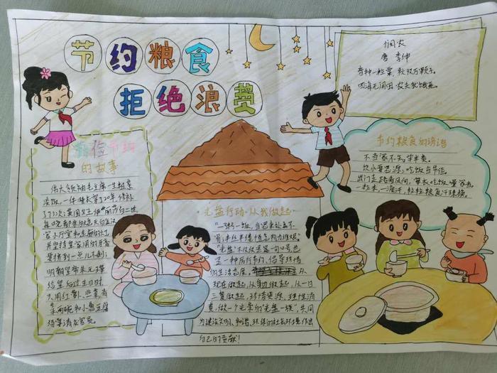 章丘区宁家埠学区张码小学:厉行节约 珍爱粮食 向浪费说“不”