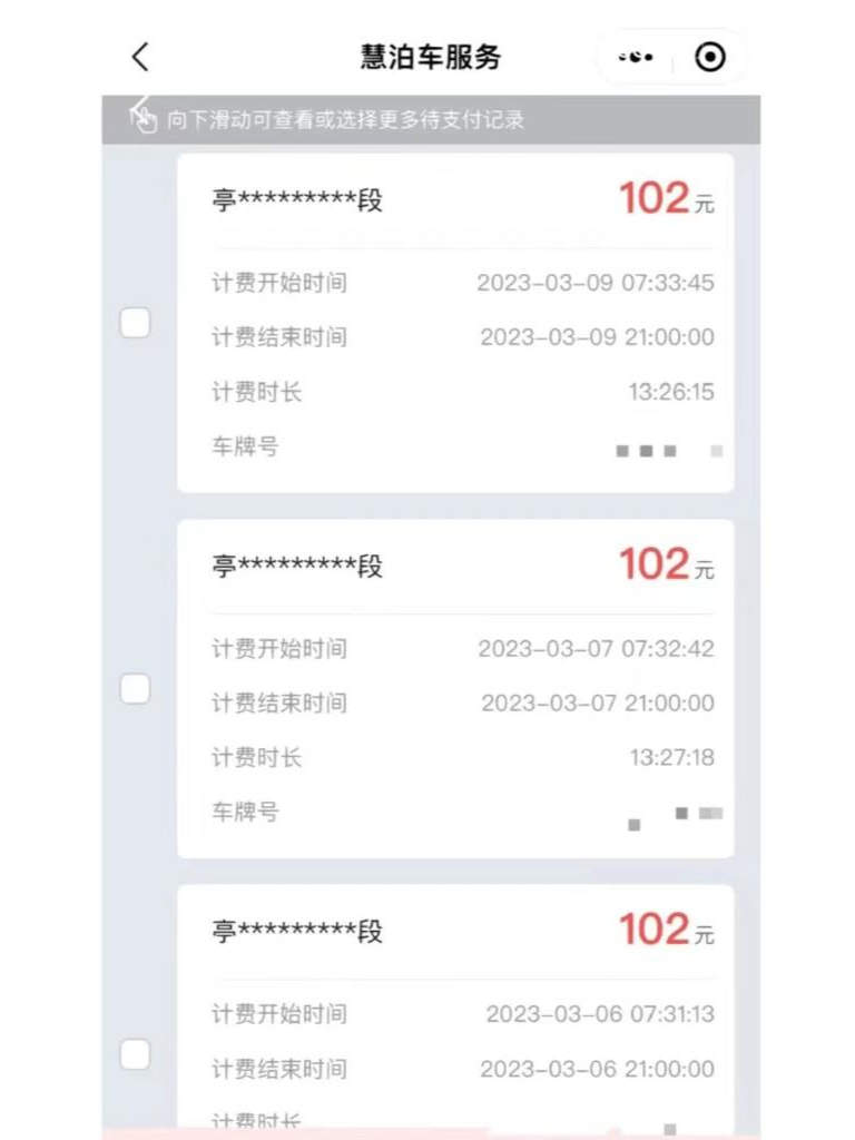 一天停车费上百元，南宁“慧泊停车”引争议 当地物价局回应