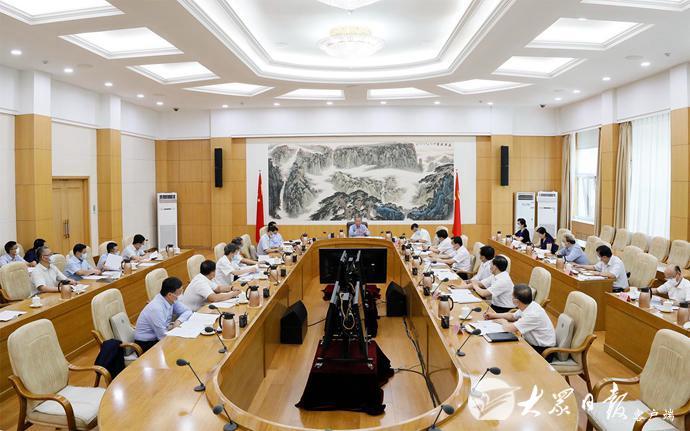 山东省委党的建设工作领导小组召开会议