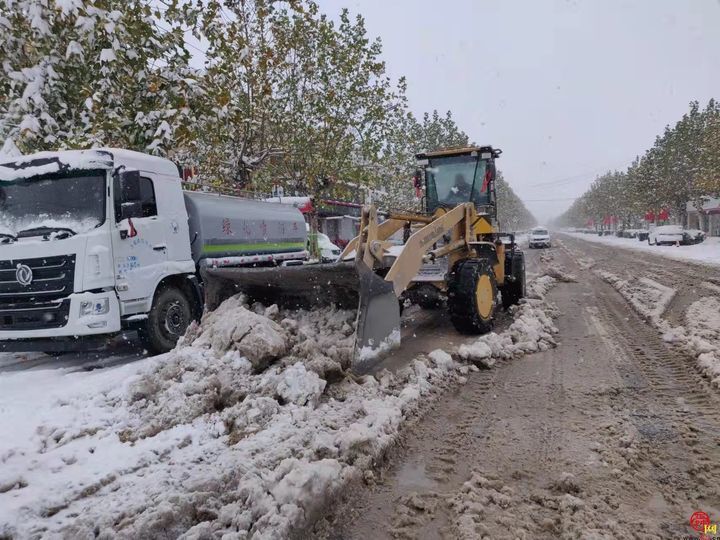 以雪为令商河县清雪除冰在行动