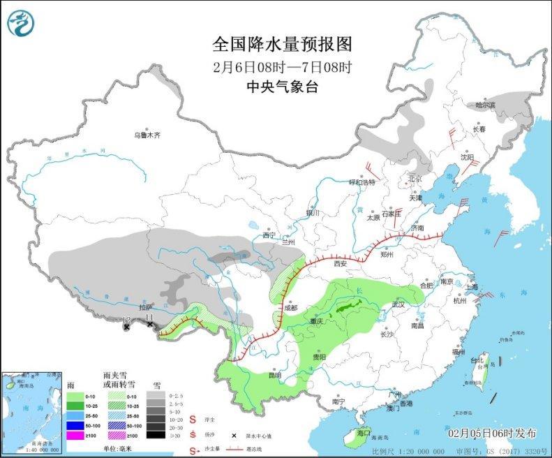 东北华北等地气温上升 江南华南等地将有明显降雨