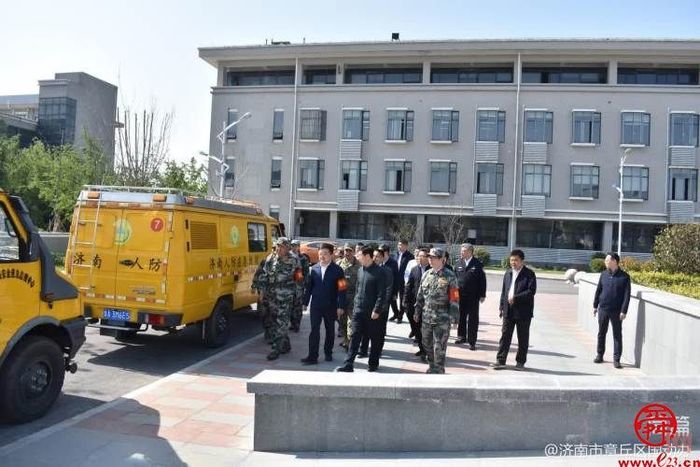 章丘区国动办成功举办人防疏散演练活动