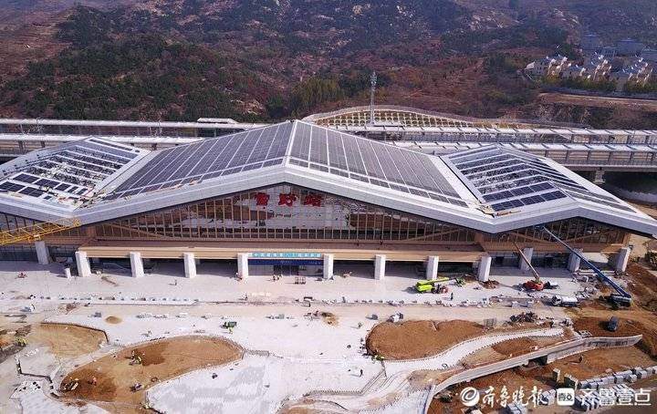 济莱高铁雪野站即将竣工，山水造型站房被誉为全线最美车站
