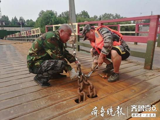 济南黄河泺口浮桥正在恢复，通车将缓解黄河大桥的拥堵状况