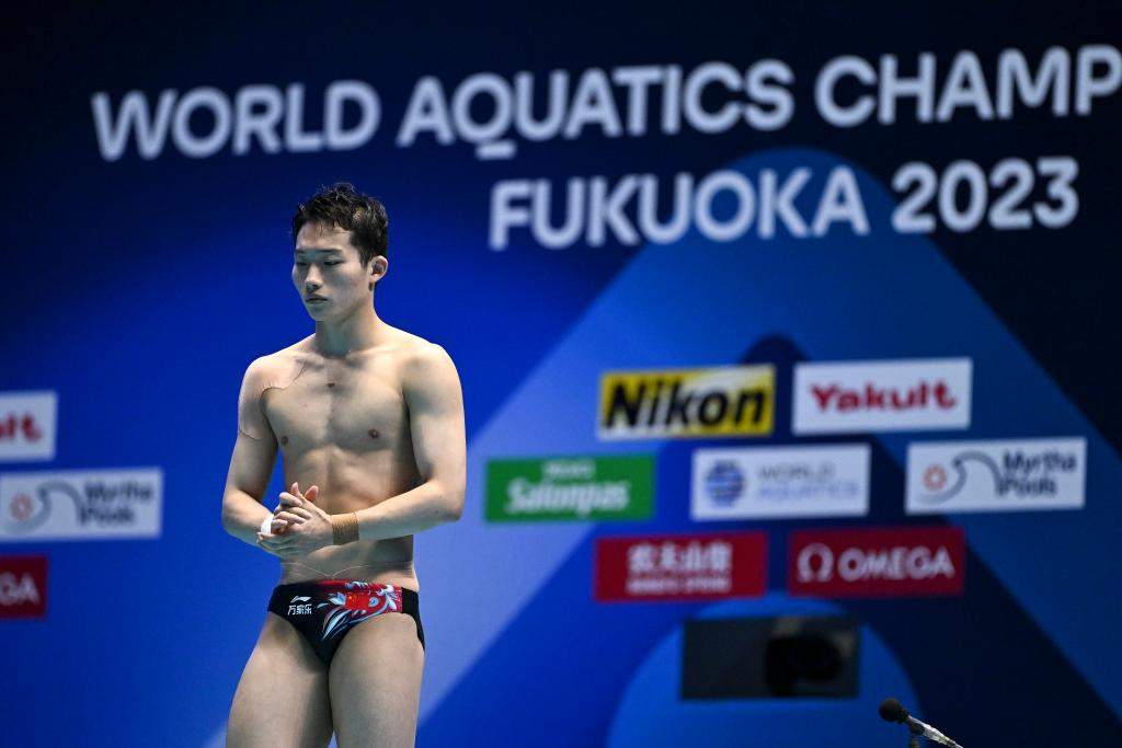 男子10米台杀出“黑马” 中国跳水队“差一点完美”12金收官世锦赛