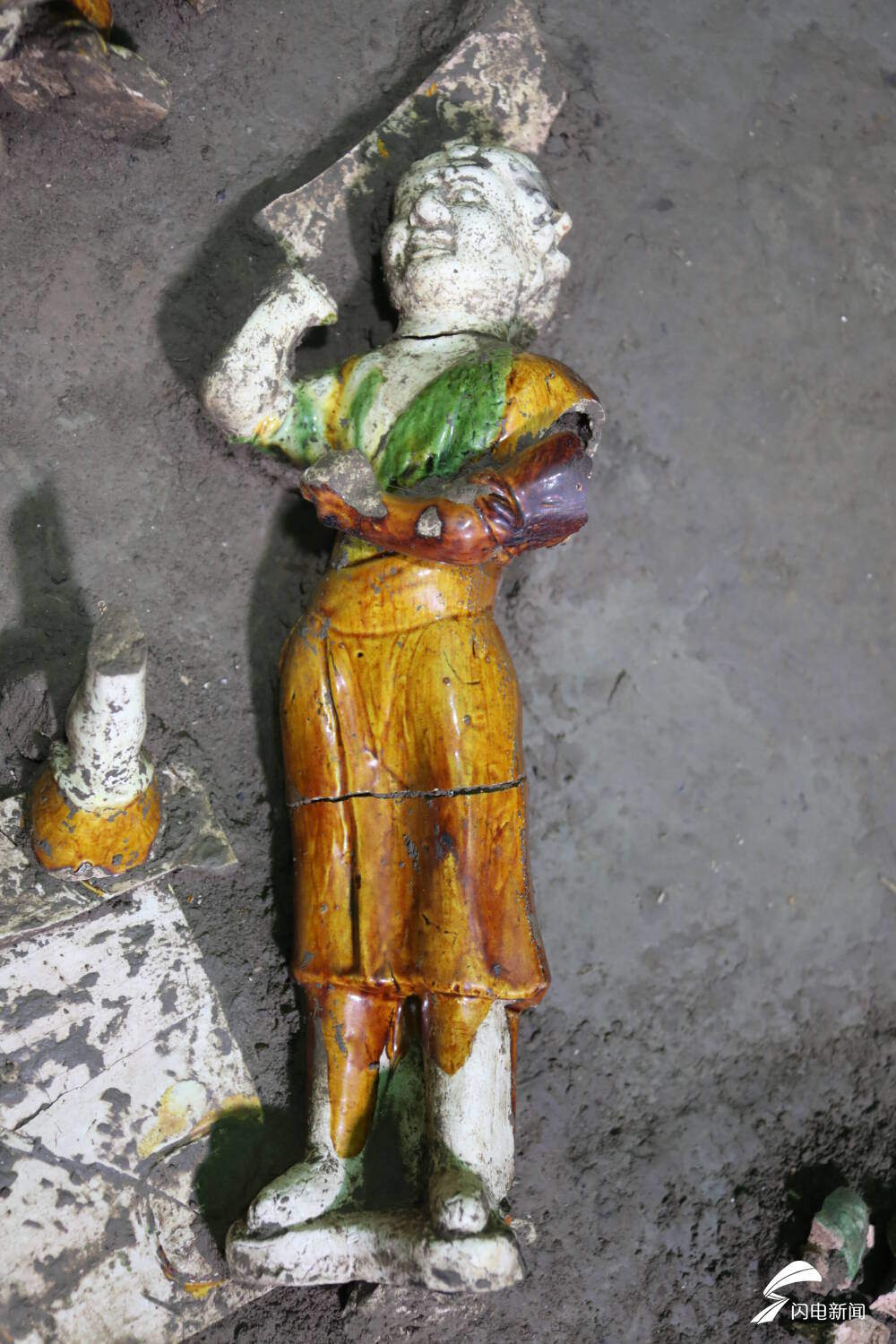 济南新出土大量唐三彩！为山东地区数量最多、造型最全、制作最精美