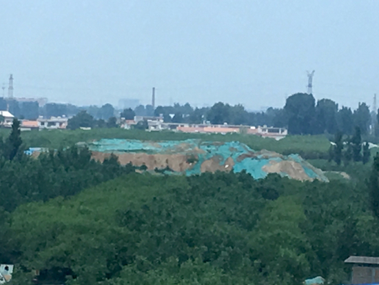 【啄木鸟在行动】长清区赵营地铁站北侧渣土覆盖不全