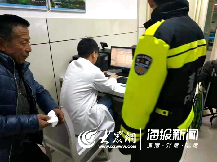 这就是山东丨居民误伤手指 交警大队民警开辟“生命通道”