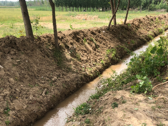 啄木鸟在行动：三教堂村口堆积渣土带 未覆盖