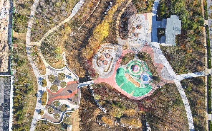 济南华山片区再添大型街心公园