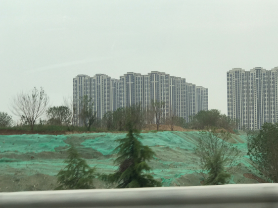 啄木鸟在行动 二环西路与青岛路交叉口现裸土堆