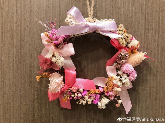 福原爱错将花环写成花圈 网友逗趣评论：快修改下