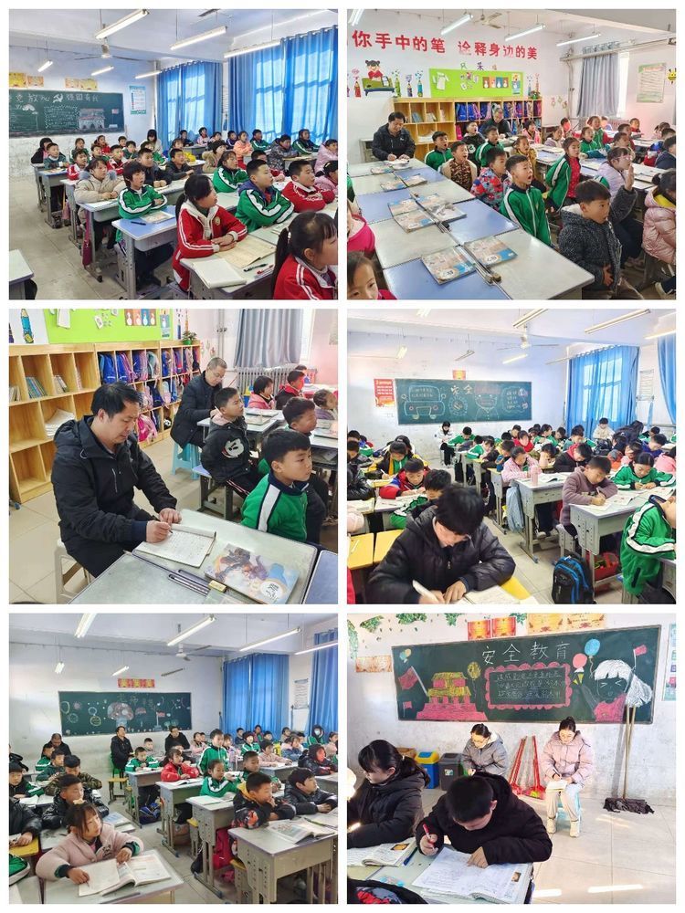 聚力课堂提升 商河县展家小学开展推门听课活动