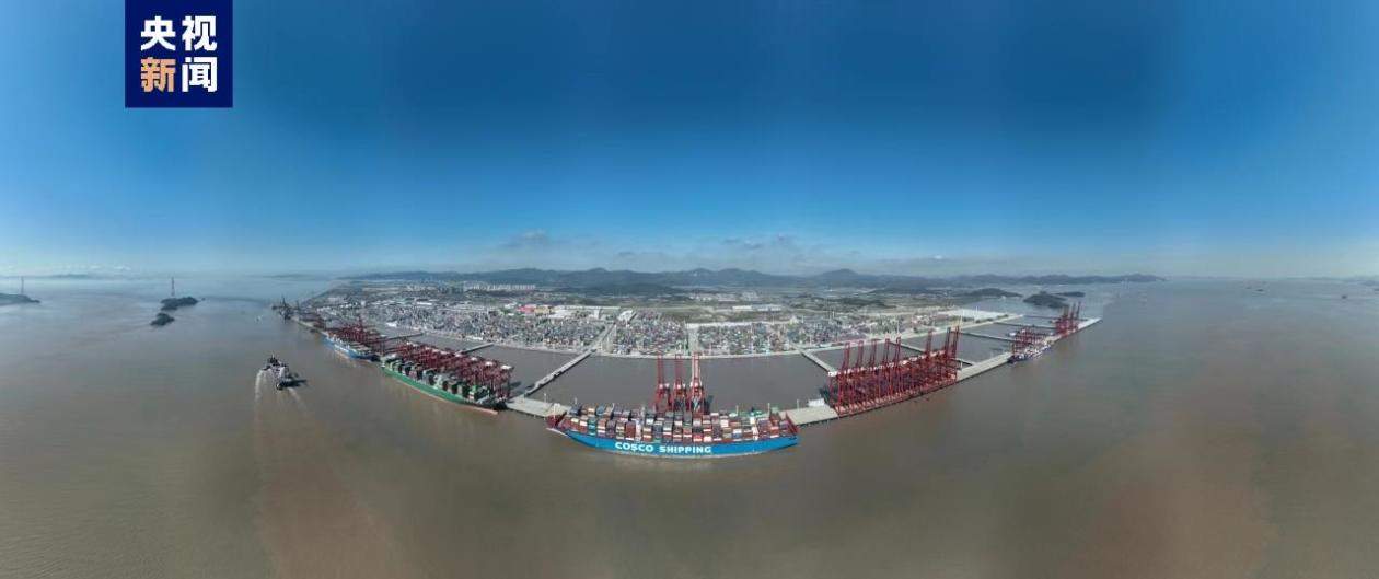 “超级码头”版图扩容 宁波舟山港梅山港区二期工程全部完工