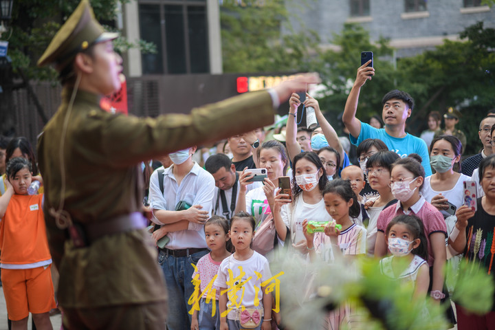 老商埠上演实景戏剧 充满艺术民国范儿