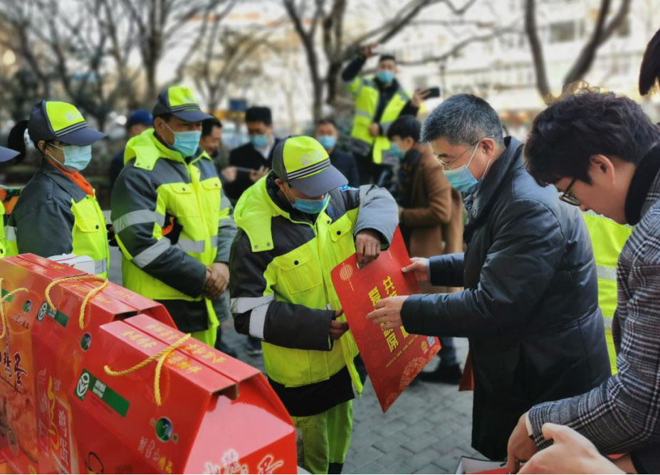 线下“早餐点”送上新春祝福！青岛市总工会“云端”送温暖