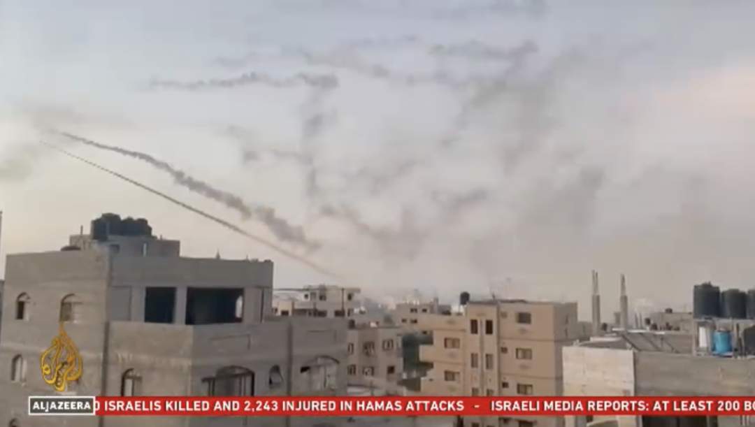 大事看总台！总台记者直击巴以冲突现场