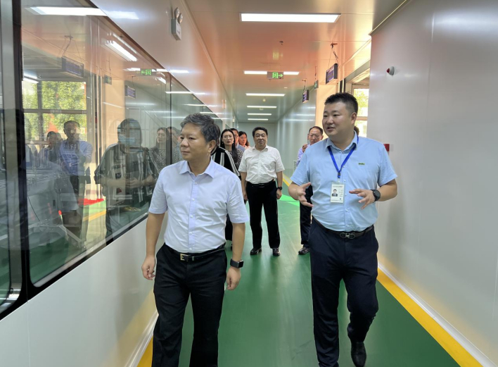 省商务厅电子商务处朱希昕处长一行来济南市调研