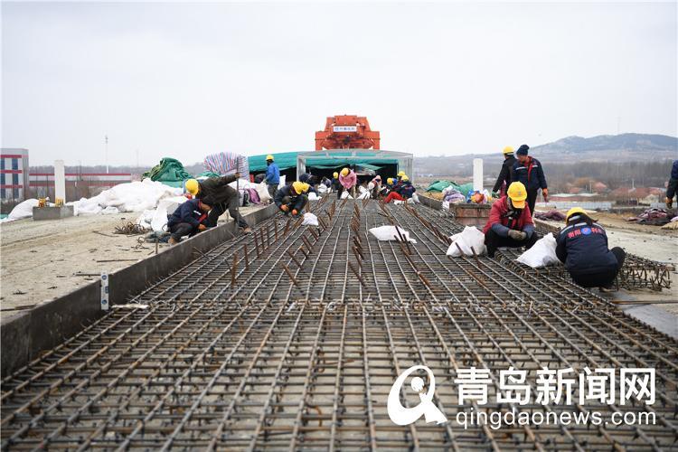 潍莱高铁平度北站新进展 站房开始拔地而起