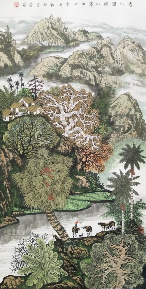 “青绿山水”两岸走“千里江山”画中游 快来山东文博会足不出户“游山玩水”